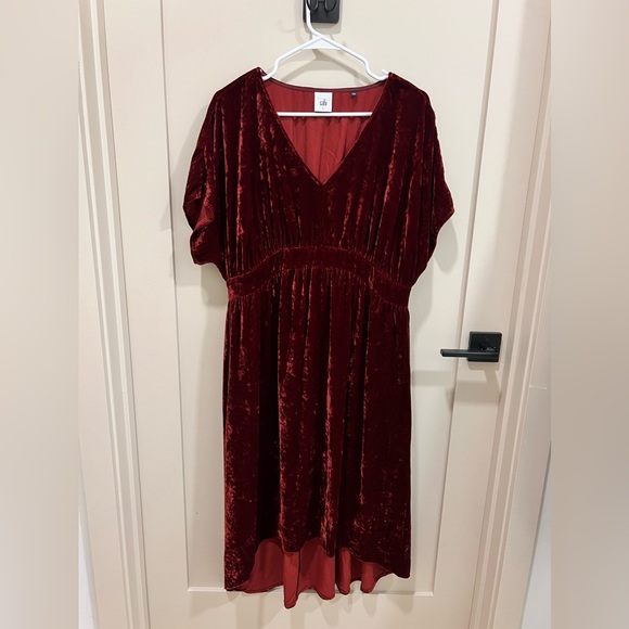 Cabi Velvet Red Dress - Picture 1 of 1